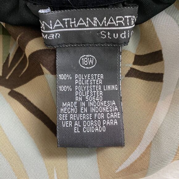 Jonathan Martin Skirt 18W Brown Flowy Fairy Boho Gypsy Folk Handkerchief Flaw - Picture 13 of 14